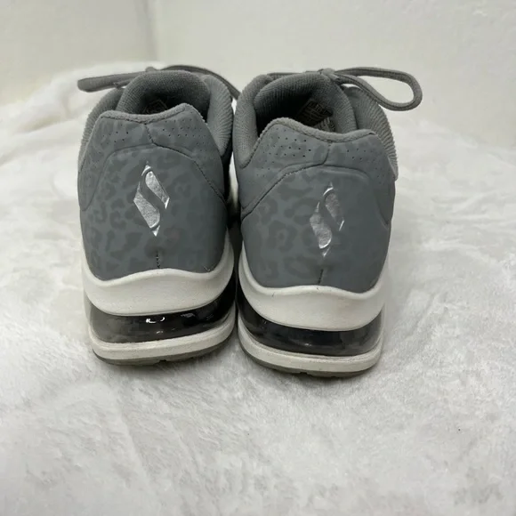Skechers Womens UNO 2-In-Kat-Neato Gray Athletic and Training Shoes Sneakers 7.5 - Picture 3 of 5